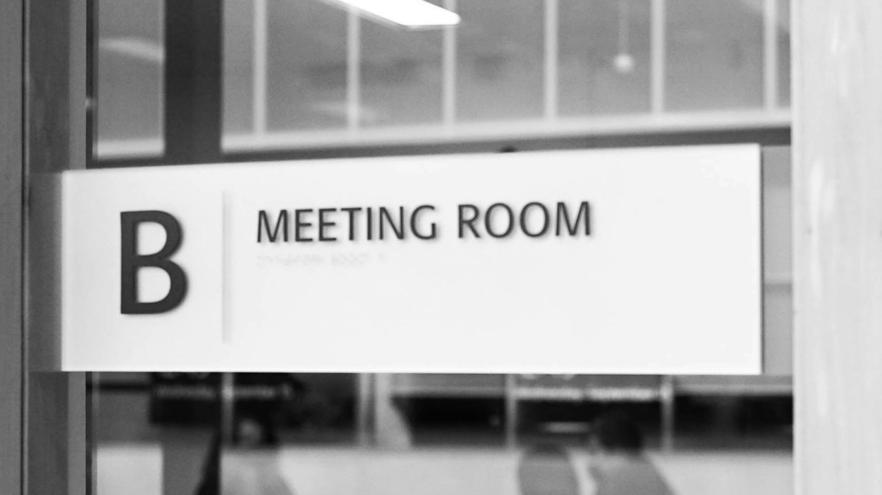 Meeting Room Door Label